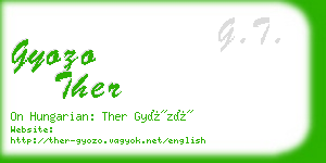 gyozo ther business card